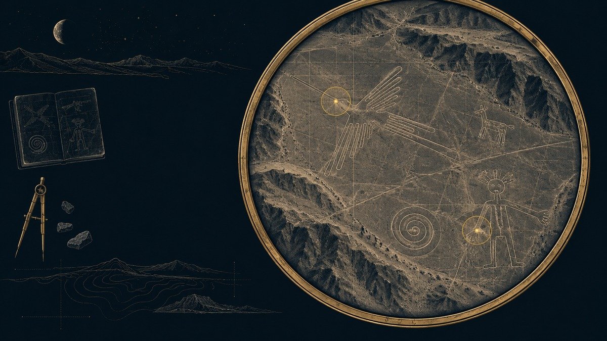 Geoglifo de orca en las Líneas de Nazca